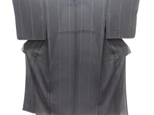 大正ロマン　絽縞織り出し着物